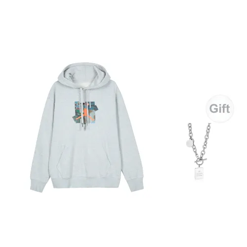 Jordan Brand×UNDEFEATED Sweatshirts Unisex Heather Gray Includes Necklace