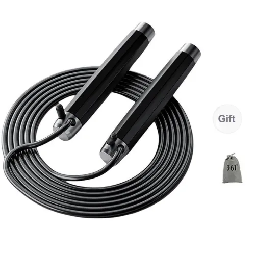 361° Aerobic Fat Reduction Non Countable Jump Ropes Fitness Crowd PVC Steel Wire Rope ABS Controller