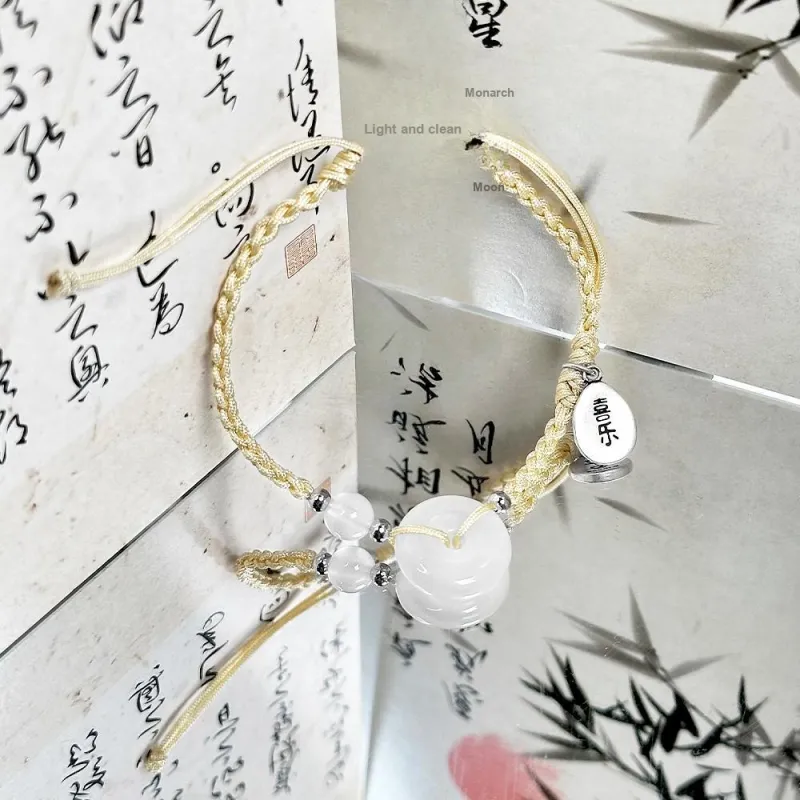 CLARKIA FLOWER Chalcedony Bracelets Unisex-9