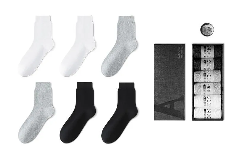 Taste the color Men Mid Calf Socks-0