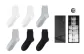 Gift Box Set 6 Pack (2 White+2 Light Gray+2 Black)
