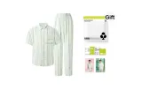 Bamboo Green (Pants) Men's[Postcard Random 1 Pc]