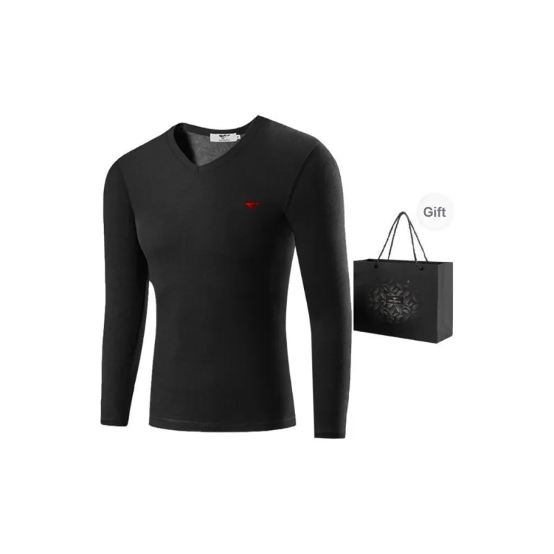 SEPTWOLVES Thermal Tops Autumn And Winter Models Men's Handbag Delivered-6