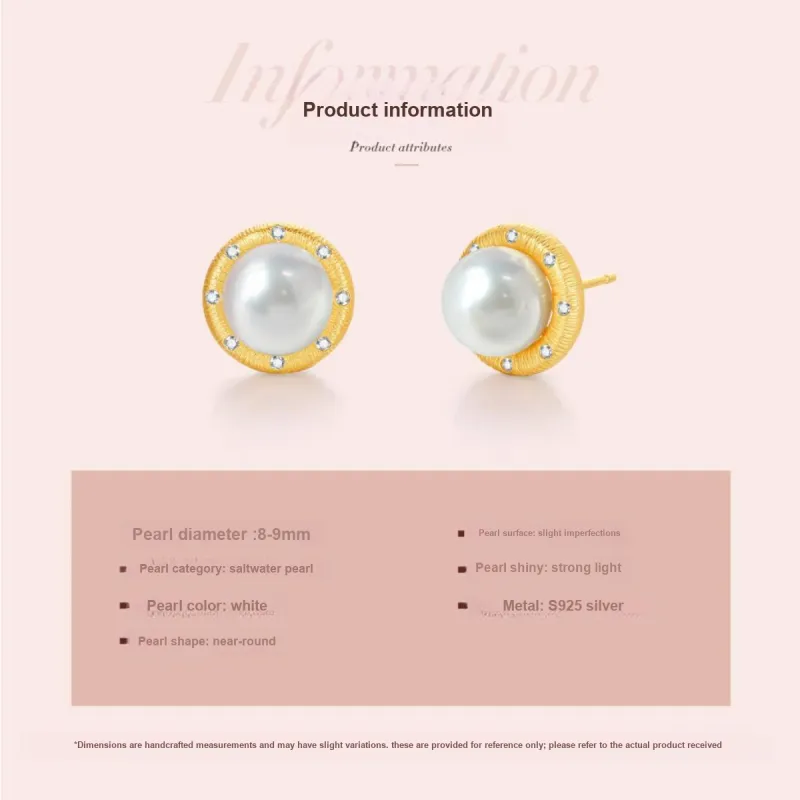 PEARL QUEEN Pearl Stud Earrings Women's-1