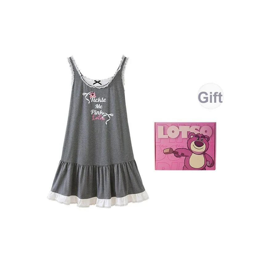 JINGYUN x Disney Nightgown Women's Gift Box Set Starlight Gray