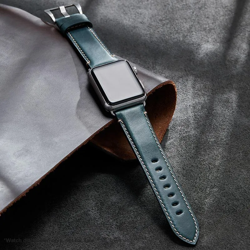 IStrap Apple Compatibility Watch Band 120+80mm Cowhide Leather Material-12