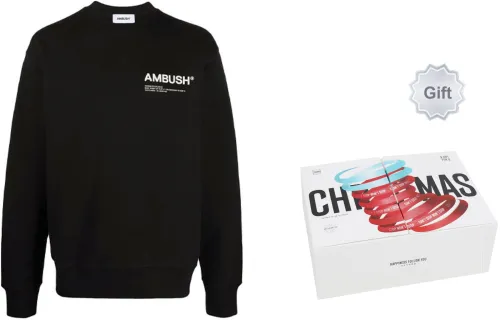 AMBUSH Sweatshirts Men Black - Gift Box Sets