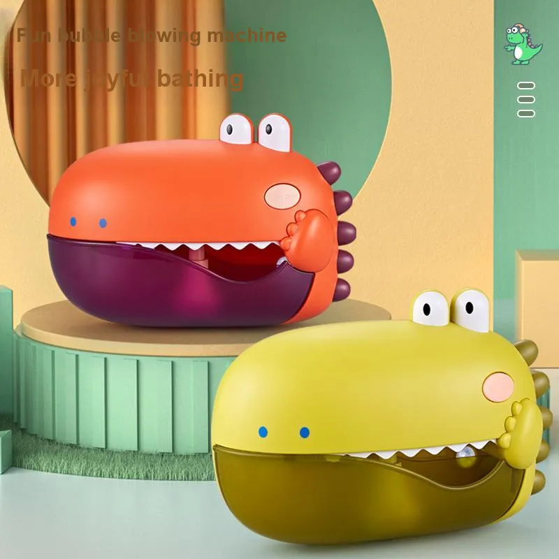 YISBRO Dinosaur Music Spit Bubble Machines-1