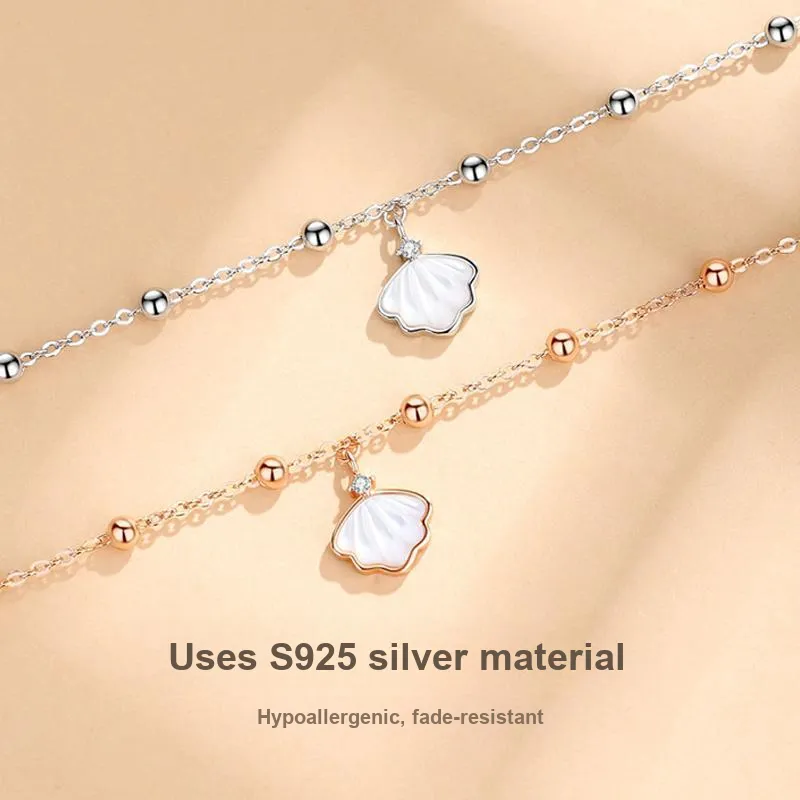 TANDU 925 Sterling Silver Anklets Women's-2