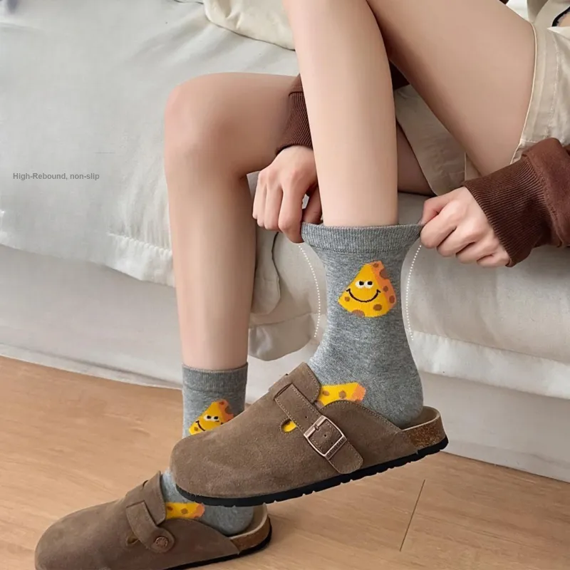 XXLLG Mid Calf Socks Women's 3 Pack-3