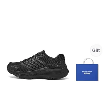 Skechers WOMEN'S GO Series Cushioning Support Rebound Low-Top Casual Running Shoes Women's Black
