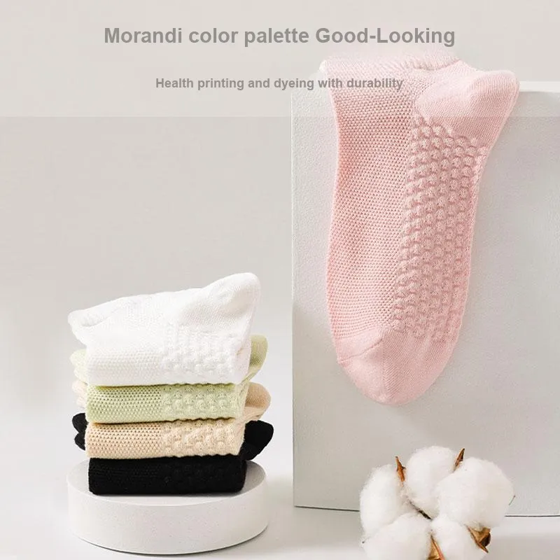 MIIOW Cool One Summer Series No Show Socks Women's 5 Pack-10