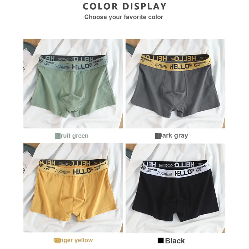 Cotton Shopping Underpants Men's 4 Pack-6