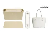 Glacier White Shoulder Pads+Zippers Anti-Theft Liner+Bottom Pad
