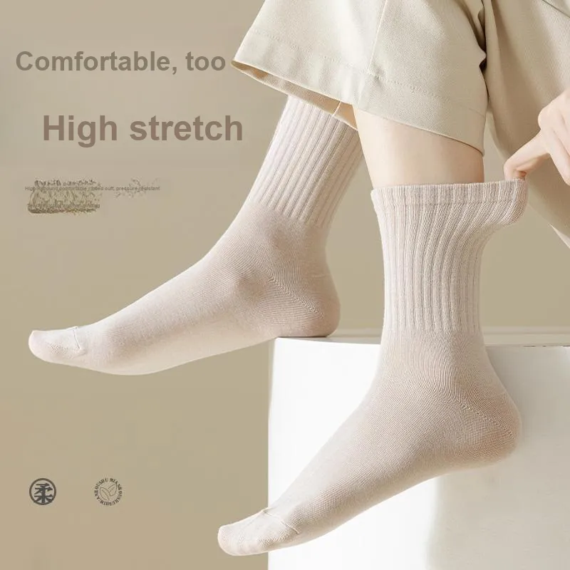 Lan Miao Mid Calf Socks Women's 7 Pack-10