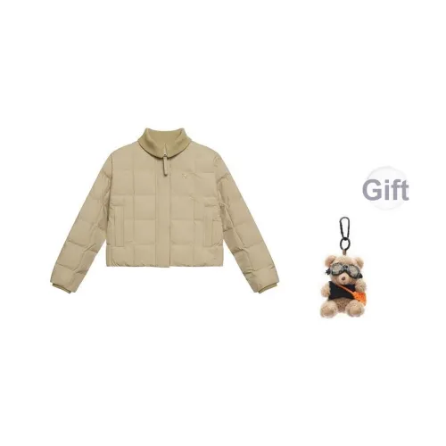 New Balance Leisure Lifestyle Series FW24 Пуховая куртка Женская Хаки