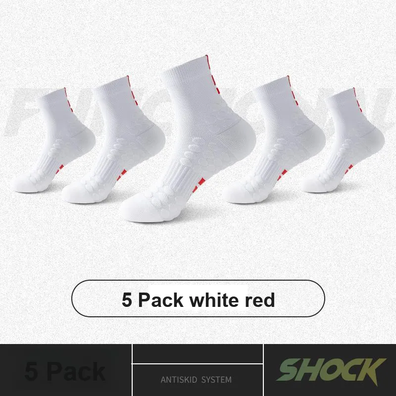 ROBINHOOD Basketball Socks Men's 5 Pack-11