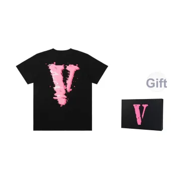 VLONE T Shirt Unisex Black Pink