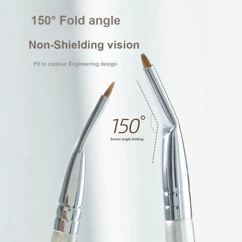 HUANMO Angled Eyeliner Brush Detailed Eye Enhancing Brush For Under Eye And Tear Trough Area Dedicated For Makeup-4