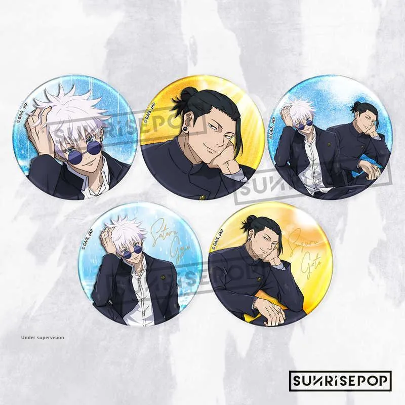 SUNRISEPOP Jujutsu Kaisen Season 2, Satoru Gojo Casual Badge Badges-3
