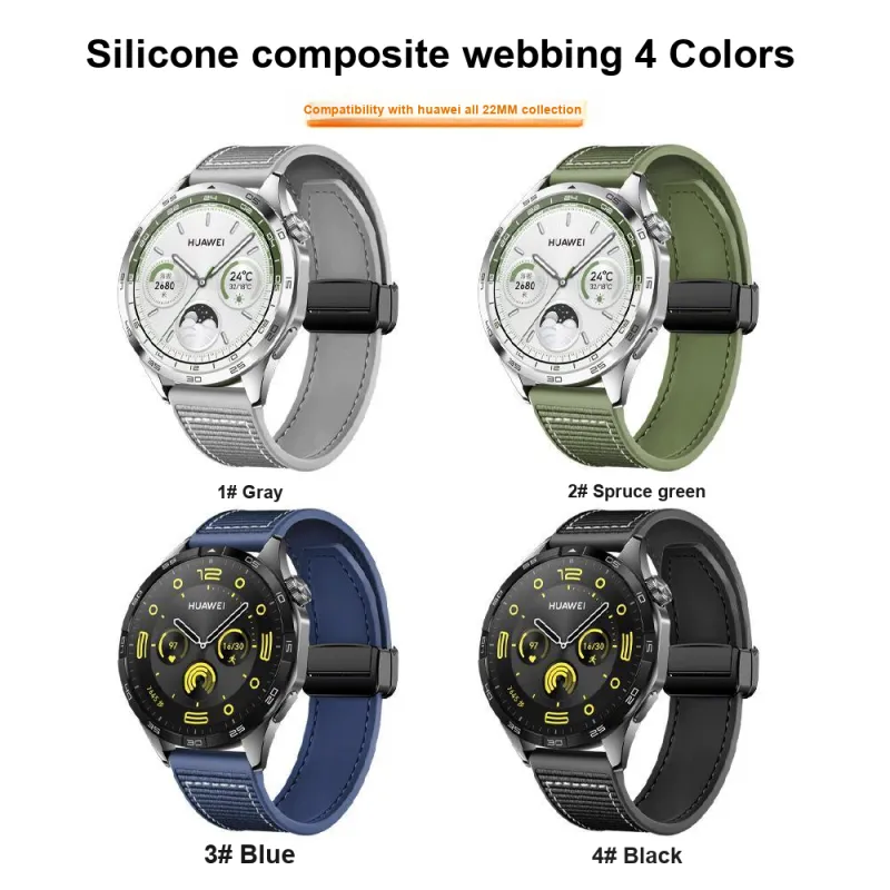 CHRROTA Watch Band Compatible With All Devices Nylon Material-5
