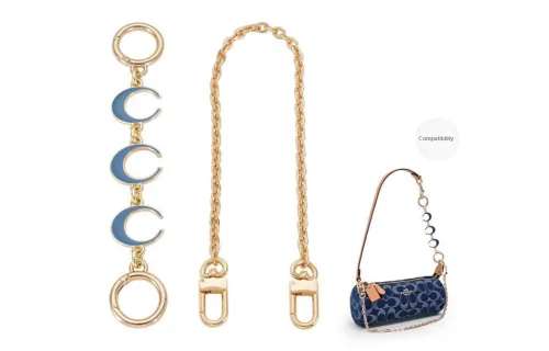 GUYI Cow Leather Bag Accessory Women's Gold Tone