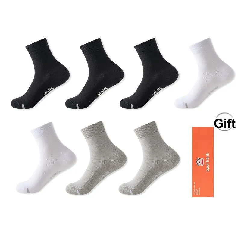 PAUL FRANK Mid Calf Socks Unisex Gift Box 7 Double Packs-18