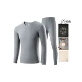 Men's V-Neck Gift Box Set (Lilac Gray) Heat-Free/Shopping Bag Included