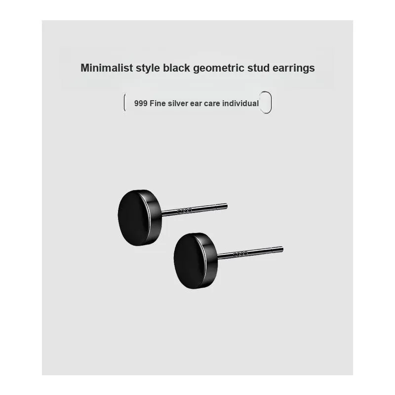 Daisy Dream 999 Fine Silver Stud Earrings Unisex-2