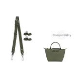 (Forest Green) Silver-Tone Buckle Adjustable 86-103cm[Perforated Set Not Included]