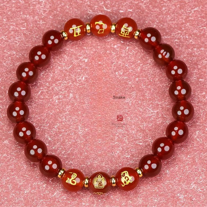 Phoenisess Agate Bracelets Unisex-36