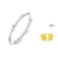 S999 Fine Silver-Mobius Bangle[Comes with Solid Gold Cell Phone Sticker]