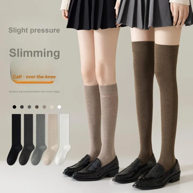 XXLLG Knee High Socks Women's Shopping Bag 2 Pack-3