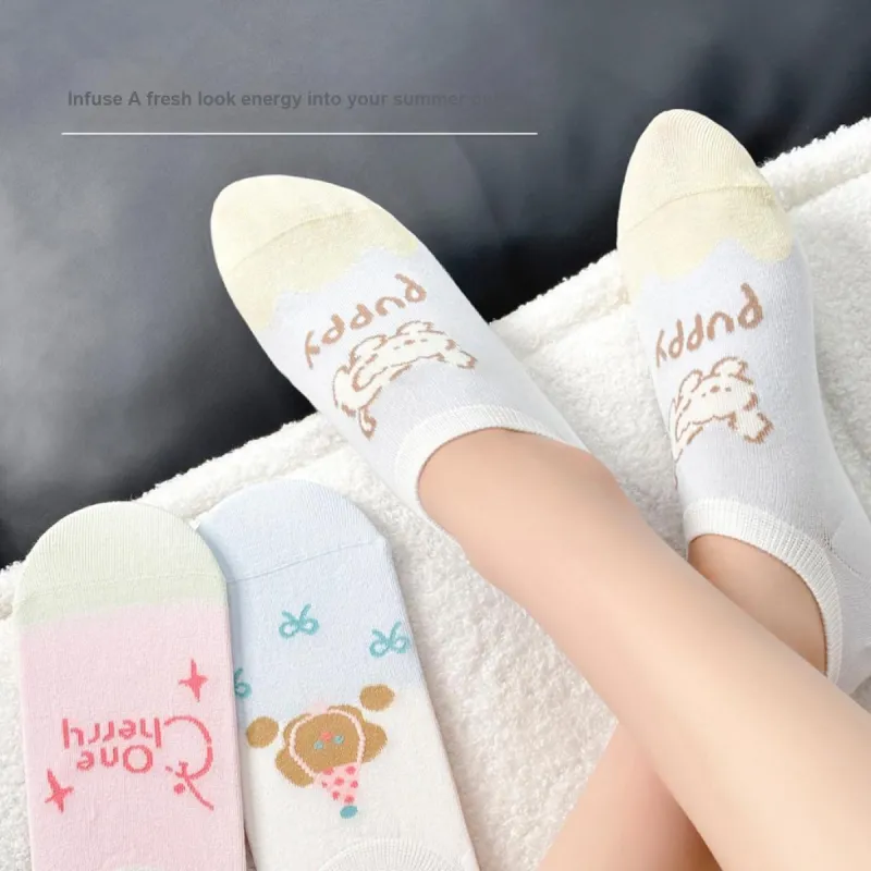JIAZINI No Show Socks Women's 3 Pack-16