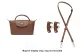 Cognac Silver-Tone Buckle 95-124cm Leather Strap+[Perforated]Set