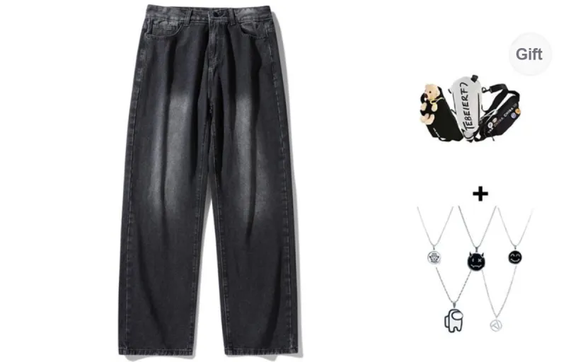 LIGHTNING BEAR Jeans Unisex-17