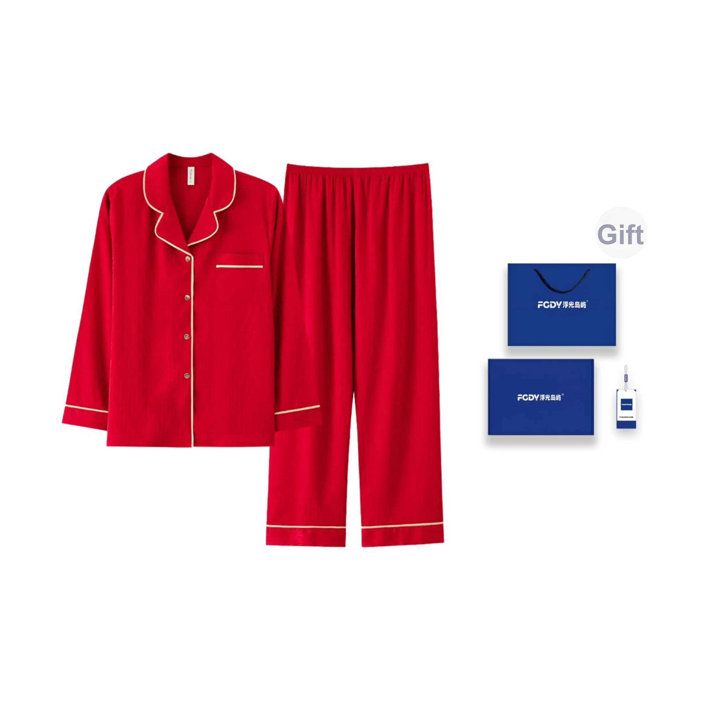 Floating light islands Women's Pajama Sets
