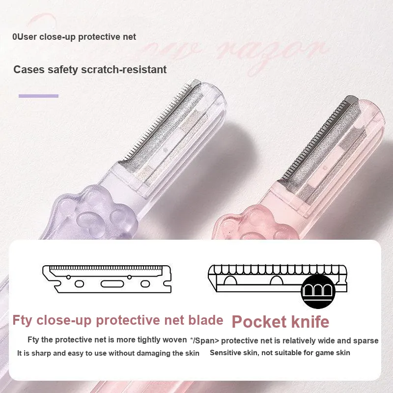 LMLTOP Eyebrow Razor And Tweezer Combination Set Ideal For Beginners Eyebrow Tools-1