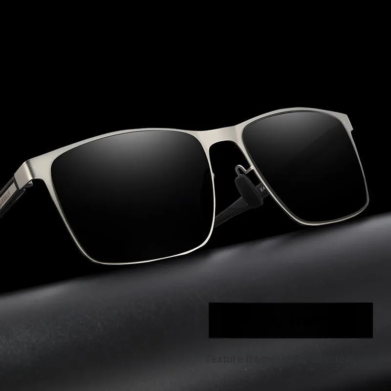 VIRDEN AERMAN Alloy Square Sunglasses Men's-1