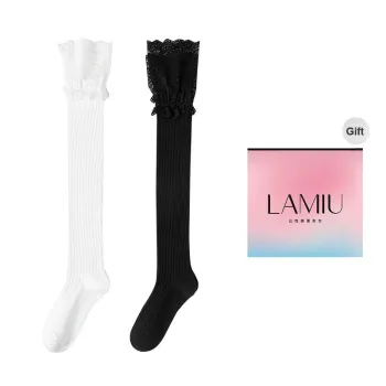 Lan Miao Thigh high Socks Women's Shopping Bag Combo Set