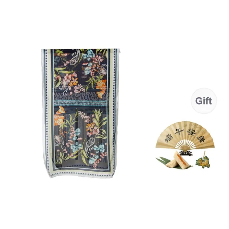 WENSLI Silk Scarves Unisex-16