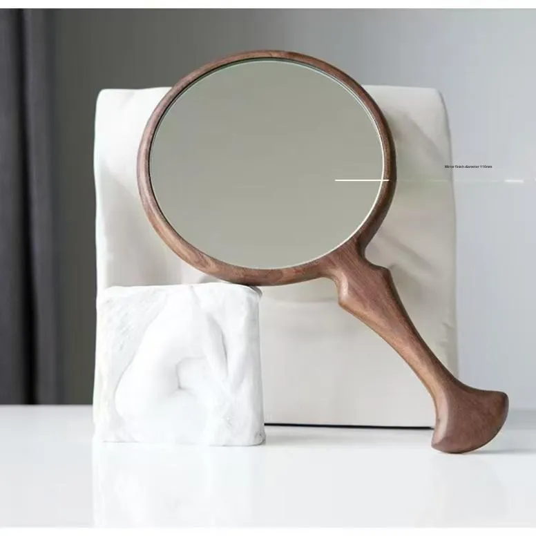 Gentle Welcome Solid Wood Vintage Controller Mermaid Make Up Mirrors-3