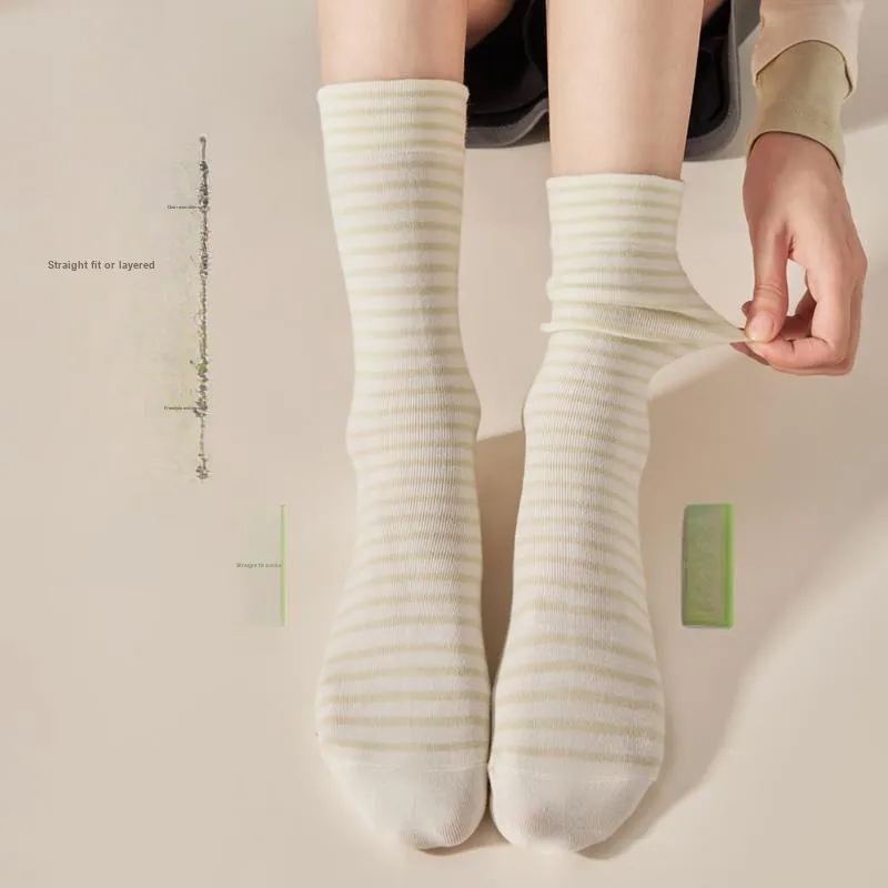 MIIOW Trend Party Series Mid Calf Socks Women's Combo Set-2