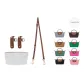 Brown with Gold Buckle · DuPont Paper Liner Crossbody Set[New Upgraded Non-Shift]