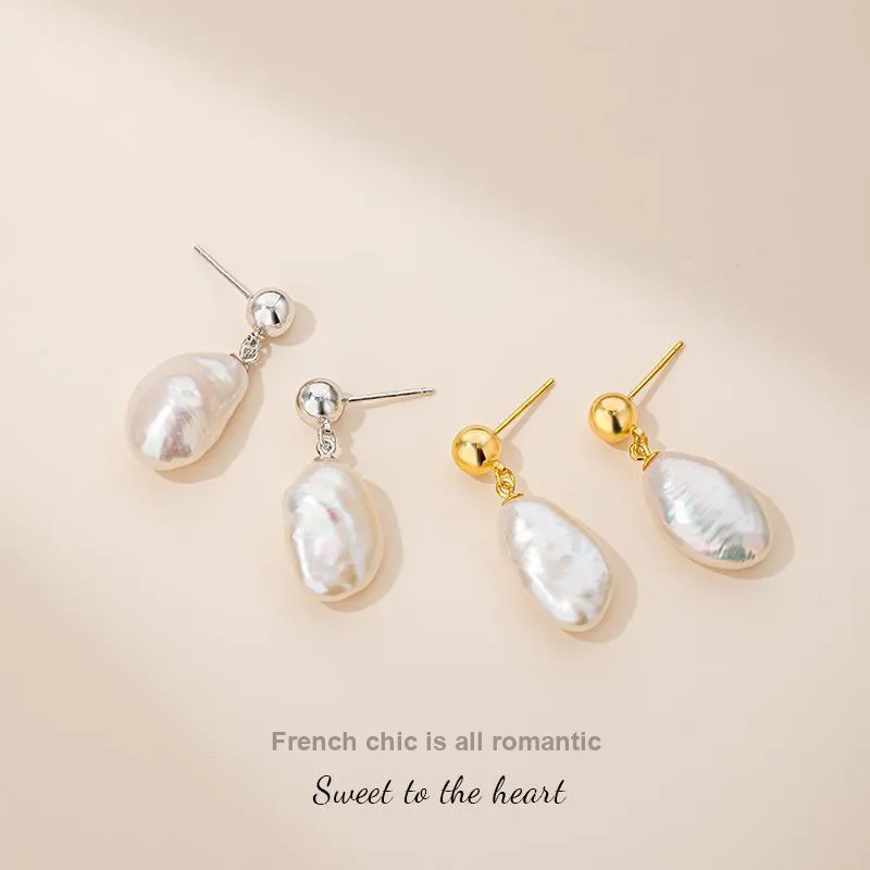 Mofei Pearl Earrings Women's-6