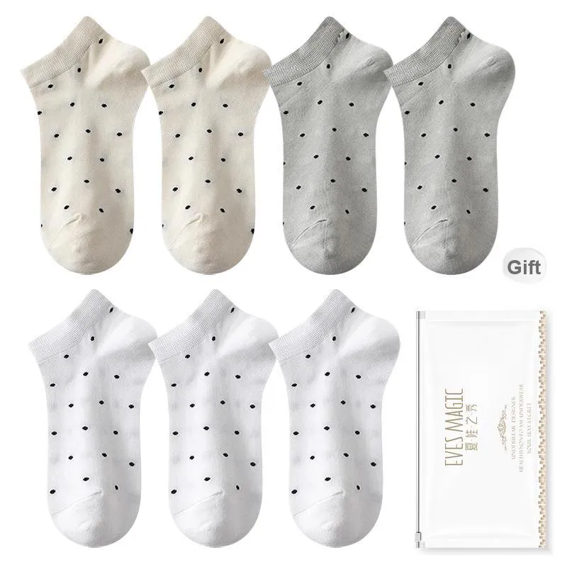 XIA.WA.ZHI.XIU Ankle Socks Women's Shopping Bag 7 Pack-28
