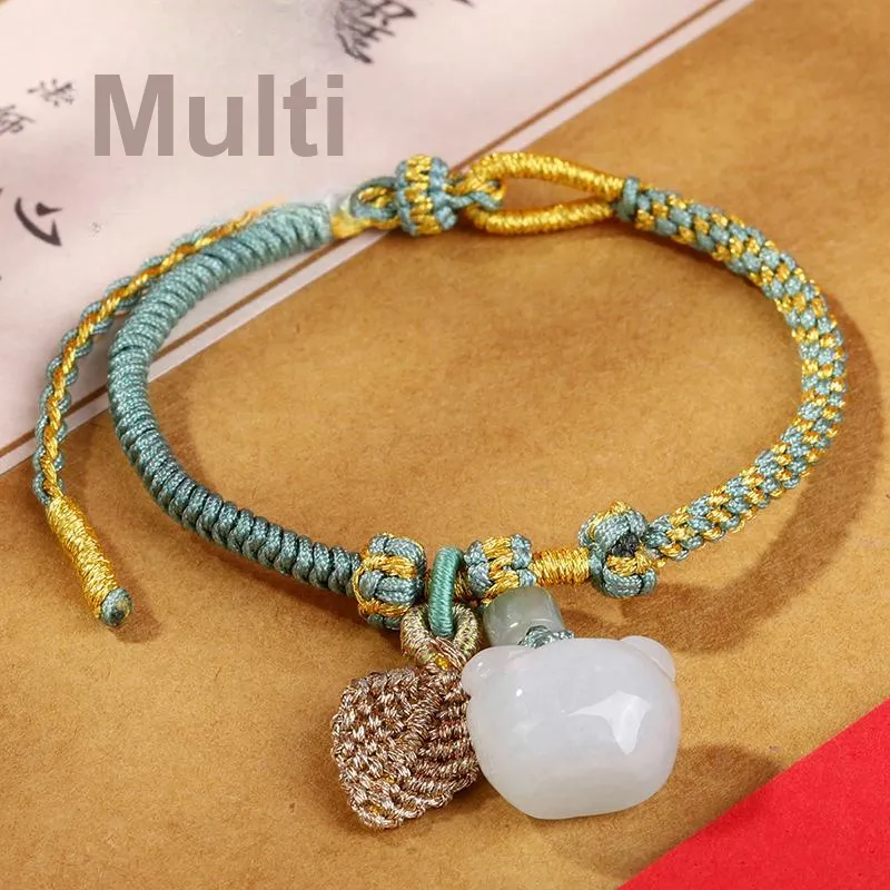 Yi Zhen Ge Glutinous Jade Jadeite Bracelets Unisex-1