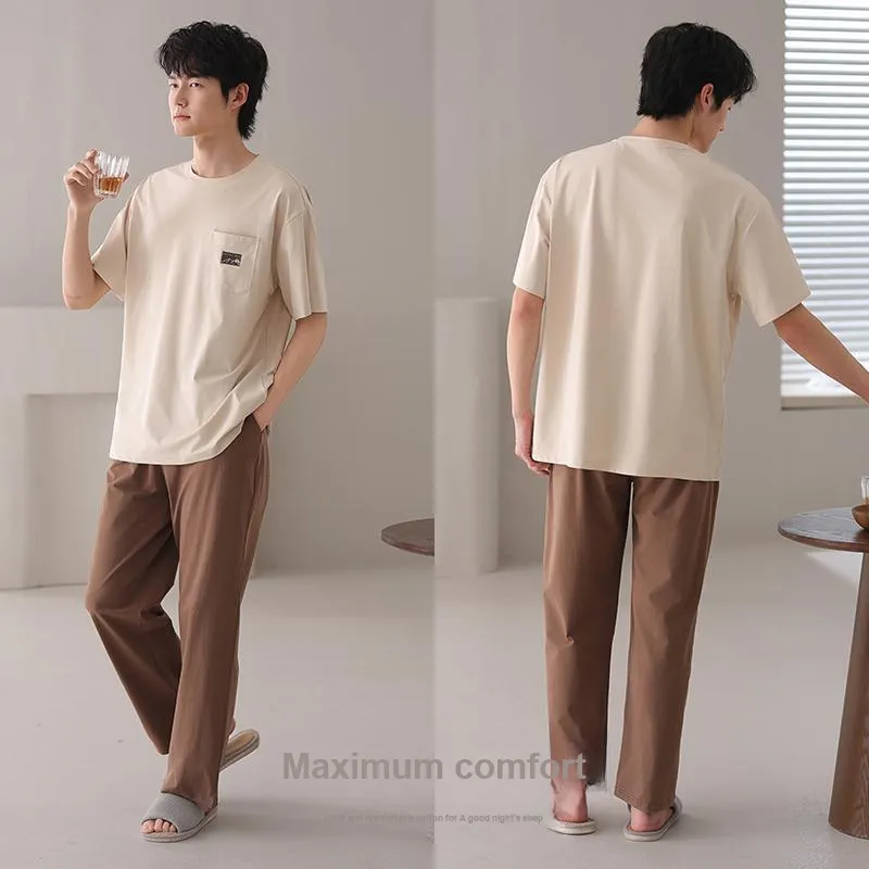 Top Melon Men Pajama Sets-2