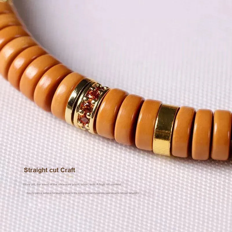 TANGSHU Olive Pit Bracelets Unisex-2