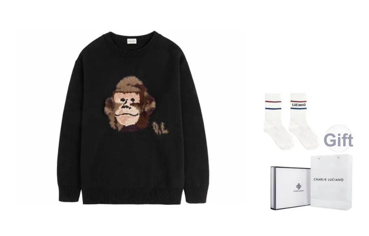 Charlie Luciano Sweater Unisex Black